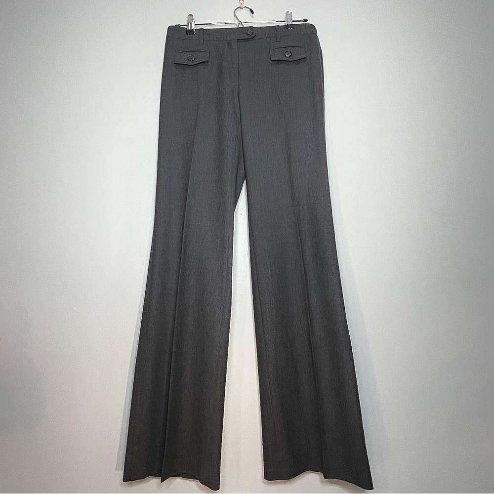 BUI BARBARA BUI Women's 100% Wool Dark Gray Dress Pants Size 36